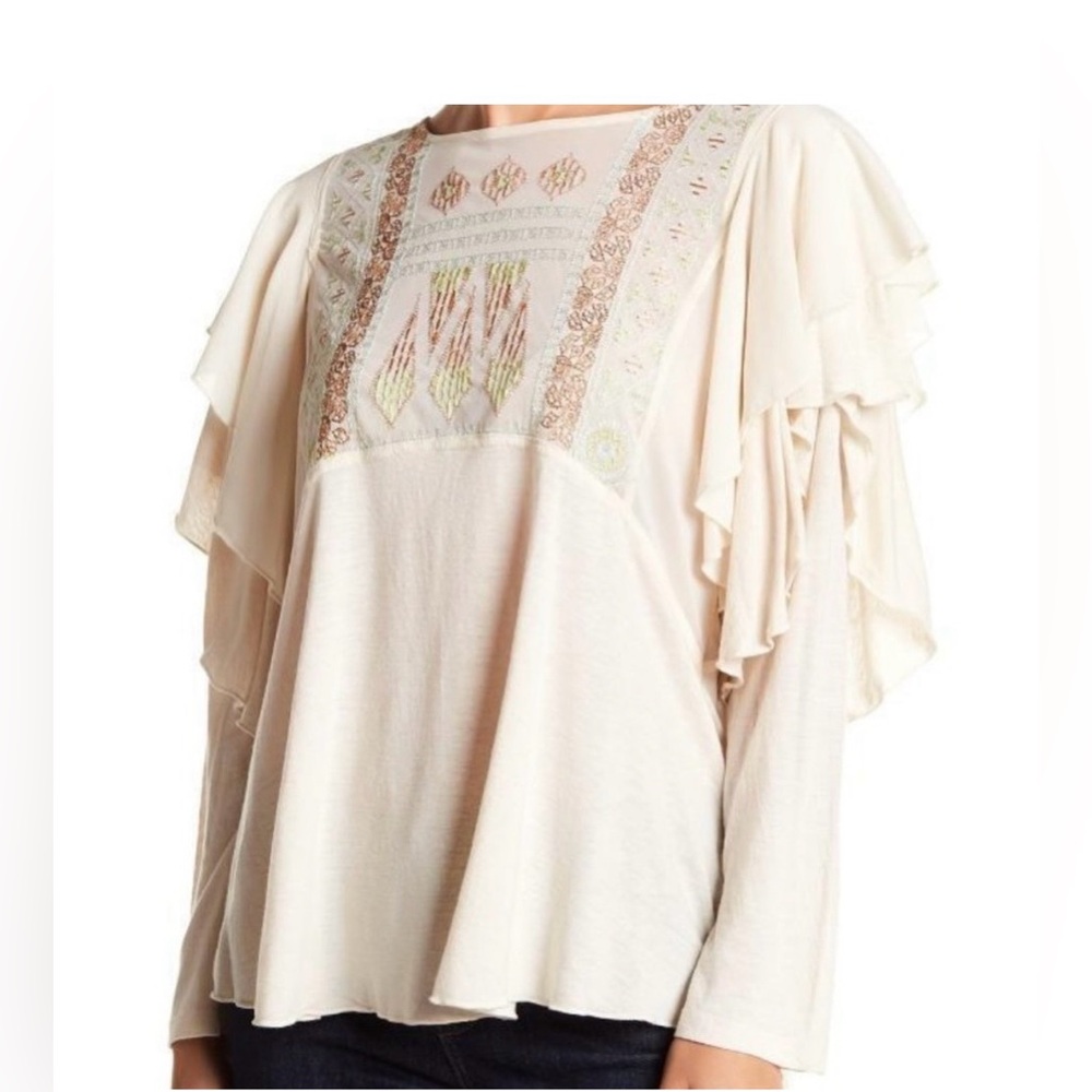Free People La Cienega Embroidered Top - Picture 7 of 10